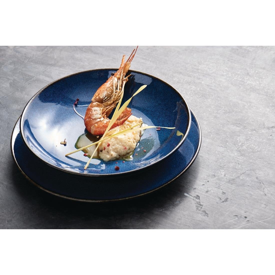 Rene Ozorio Wabi Sabi Coupe Bowls Indigo 260mm (6 Pack)