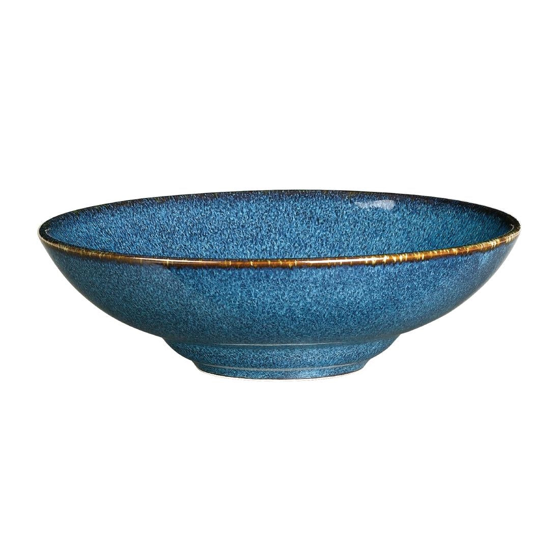 Rene Ozorio Wabi Sabi Rimmed Coupe Bowls Indigo 165mm (12 Pack)