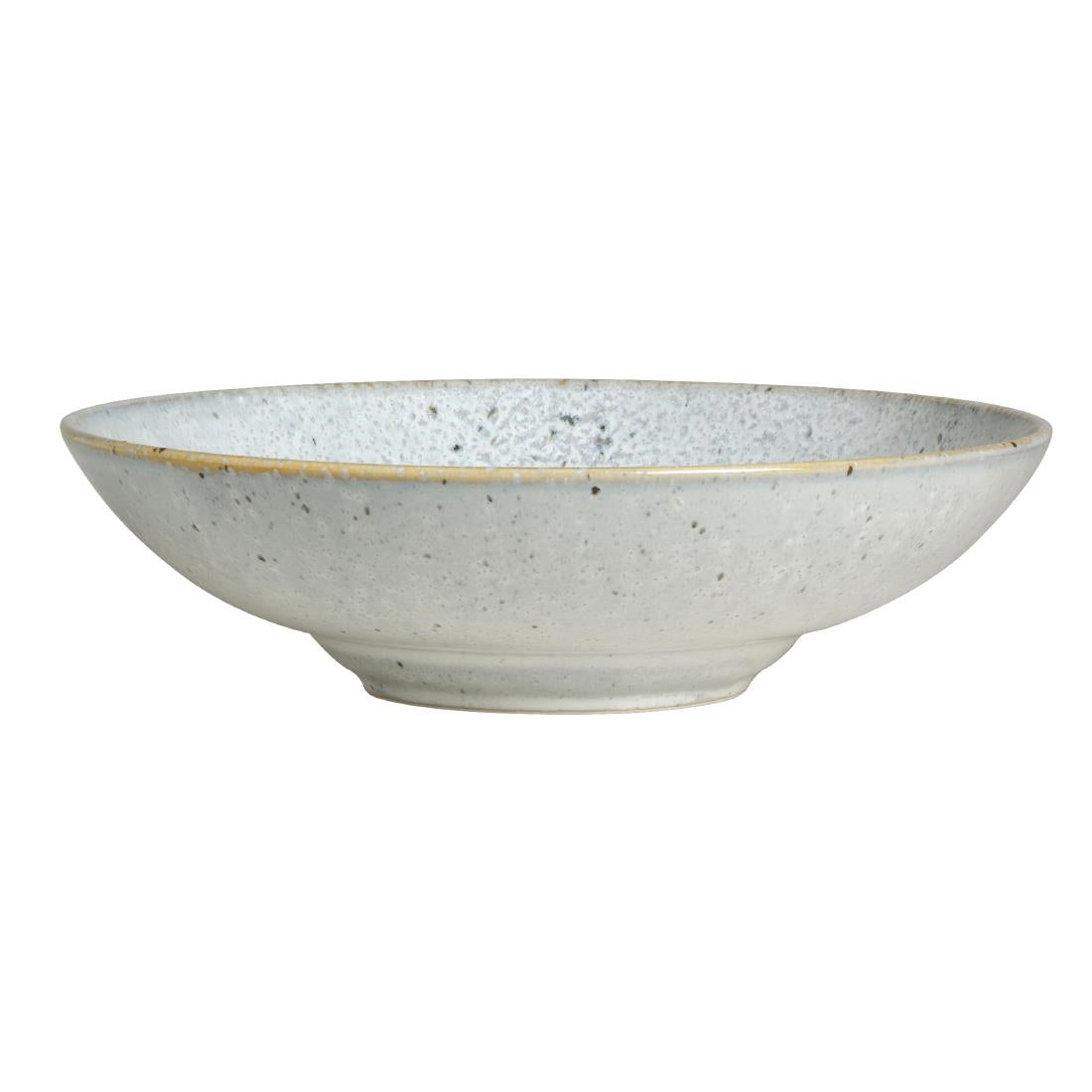 Rene Ozorio Wabi Sabi Rimmed Coupe Rimmed Bowls Lichen 200mm (6 Pack)