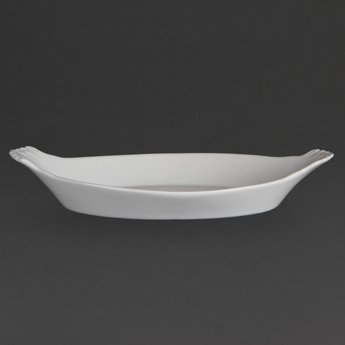 Olympia Whiteware Oval Eared Dishes 320x 177mm (6 Pack)