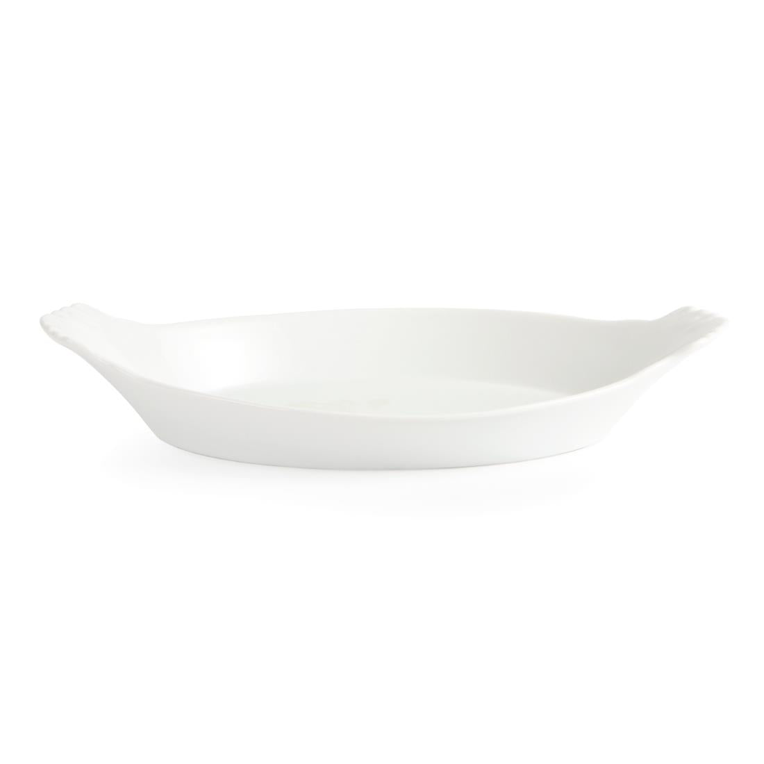 Olympia Whiteware Oval Eared Dishes 320x 177mm (6 Pack)