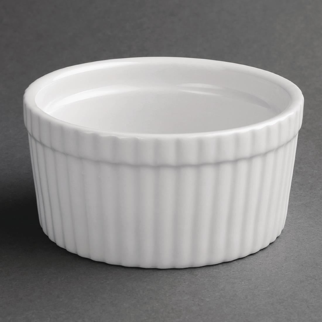 Olympia Whiteware Souffle Dishes 105mm (6 Pack)