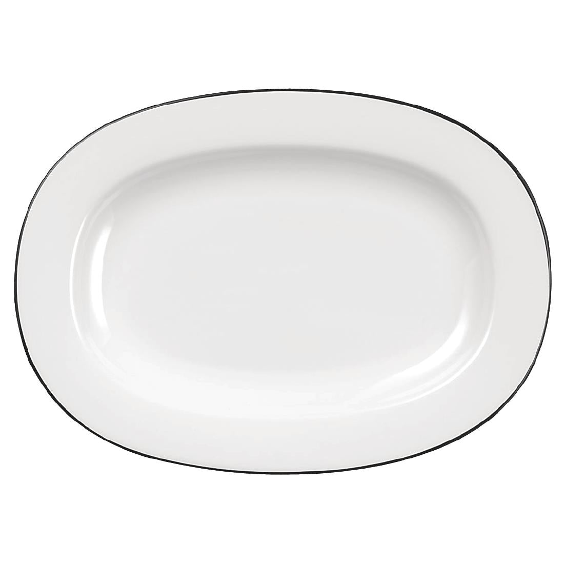 Churchill Alchemy Mono Oval Dishes 207mm (12 Pack)