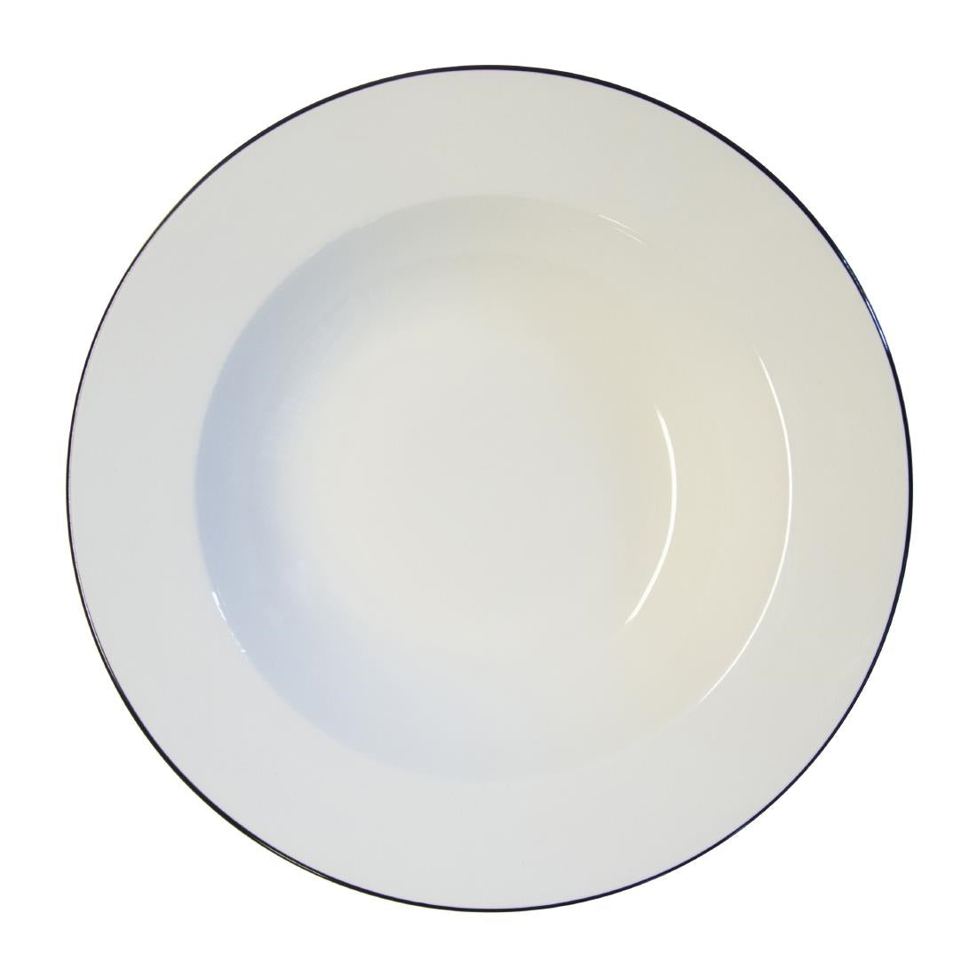 Churchill Alchemy Mono Rimmed Soup Bowls 230mm (12 Pack)
