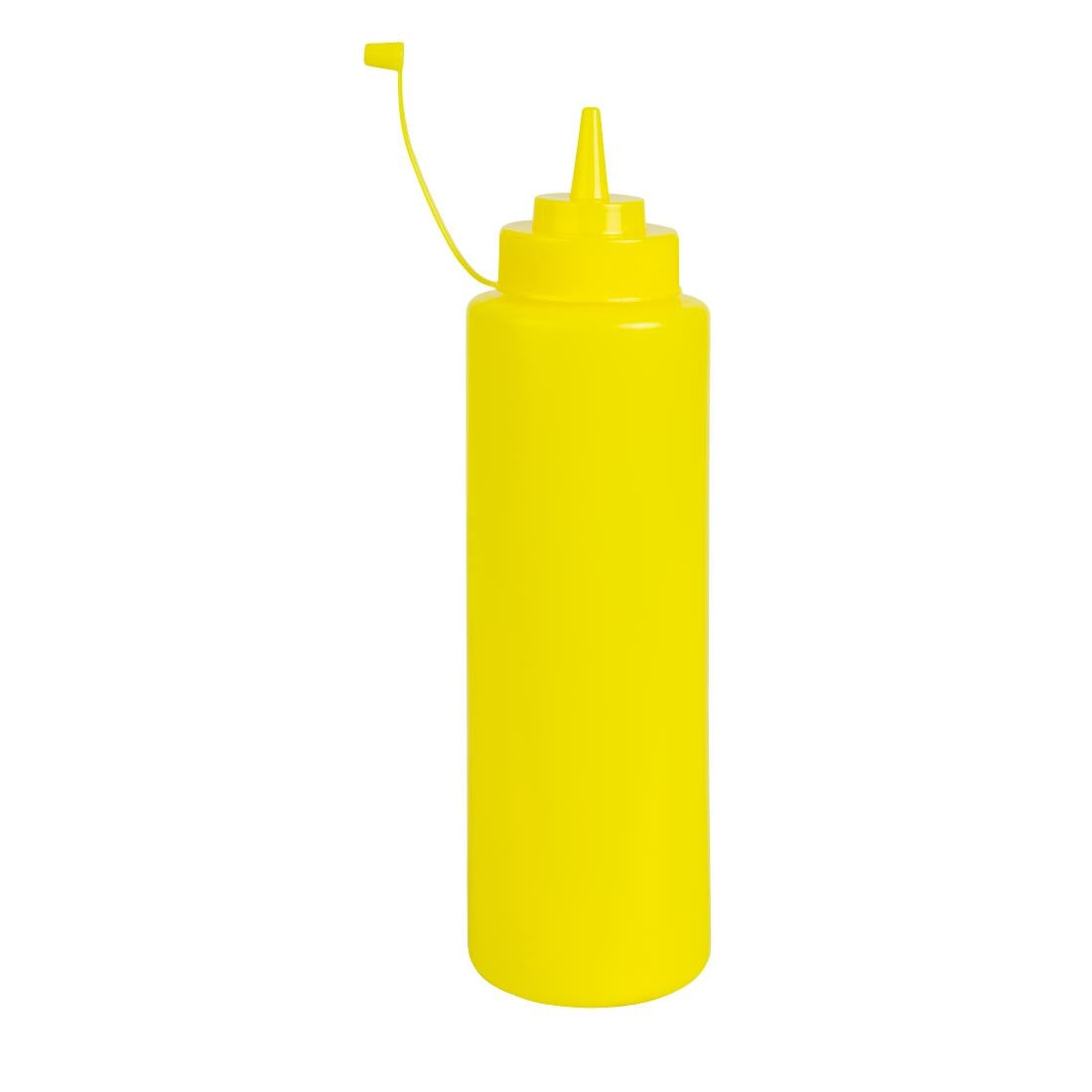 Vogue Yellow Squeeze Sauce Bottle 35oz