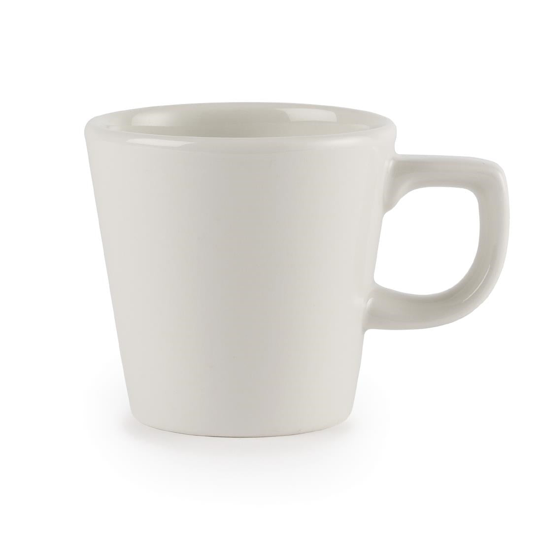 Churchill Plain Whiteware Cafe Cups 220ml (24 Pack)