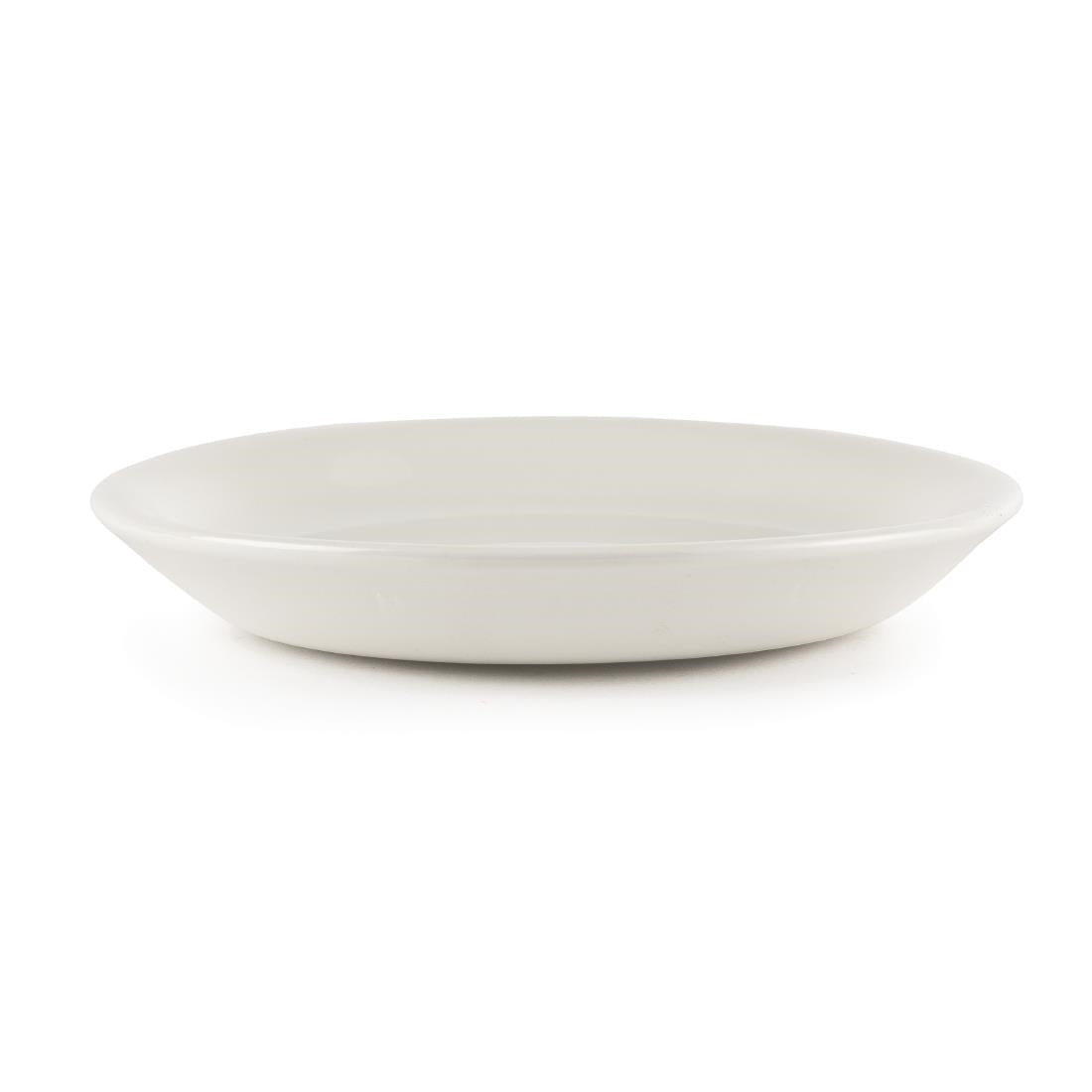 Churchill Plain Whiteware Small Saucers 140mm (24 Pack)