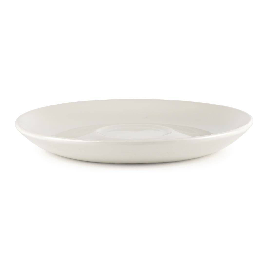 Churchill Plain Whiteware Large Saucers 165mm (24 Pack)