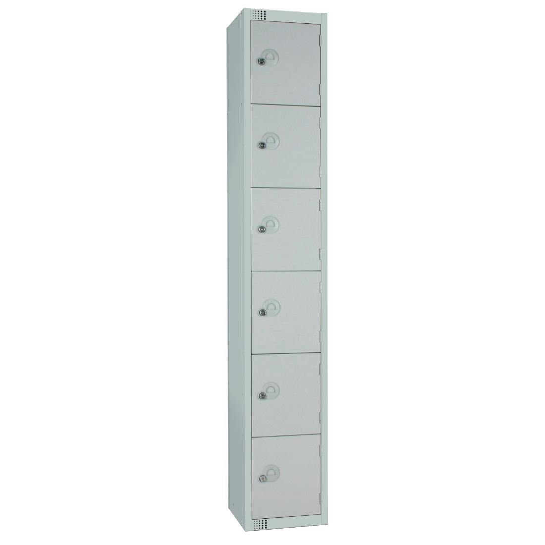 Elite Six Door Electronic Combination Locker Grey