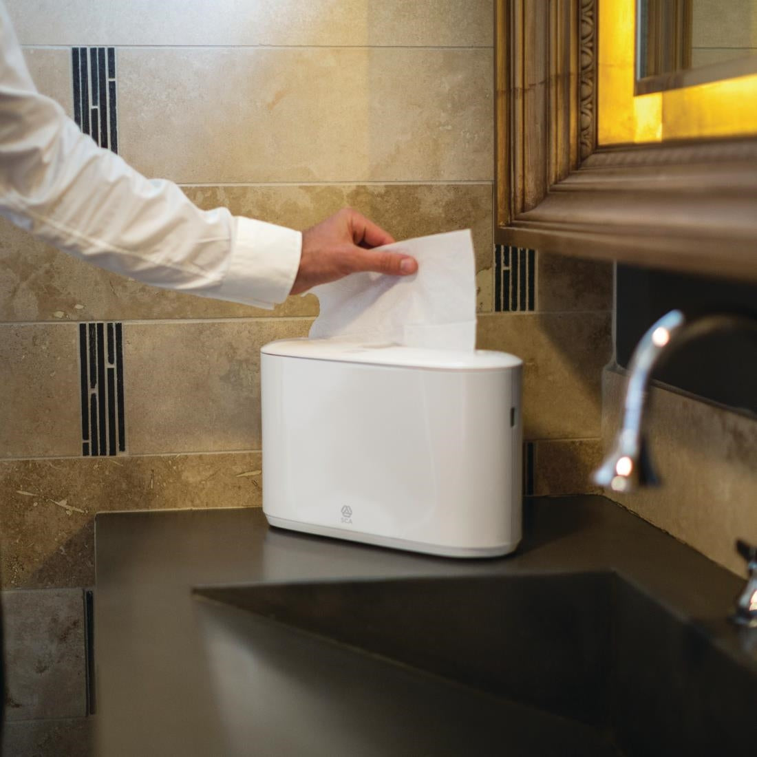 Tork Z Fold Blue Hand Towels 1Ply 250 Sheets (12 Pack)