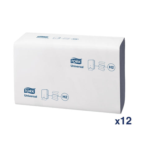 Tork Z Fold Blue Hand Towels 1Ply 250 Sheets (12 Pack)