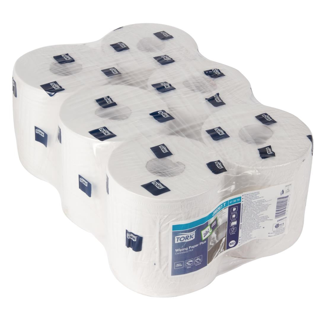 Tork Centrefeed Wiping Paper Plus White M2 (6 Pack)