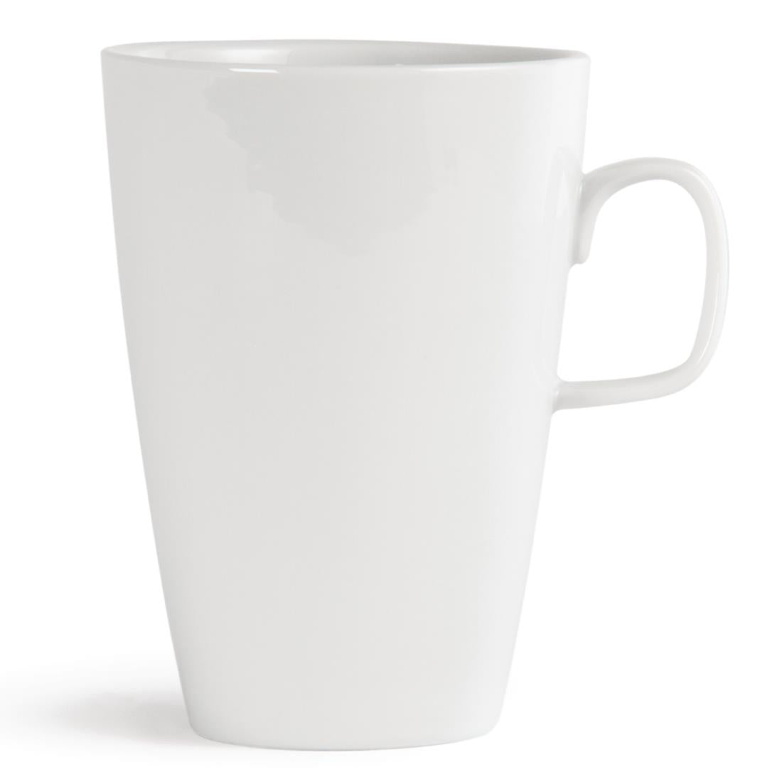 Olympia Whiteware Latte Mugs 400ml (12 Pack)