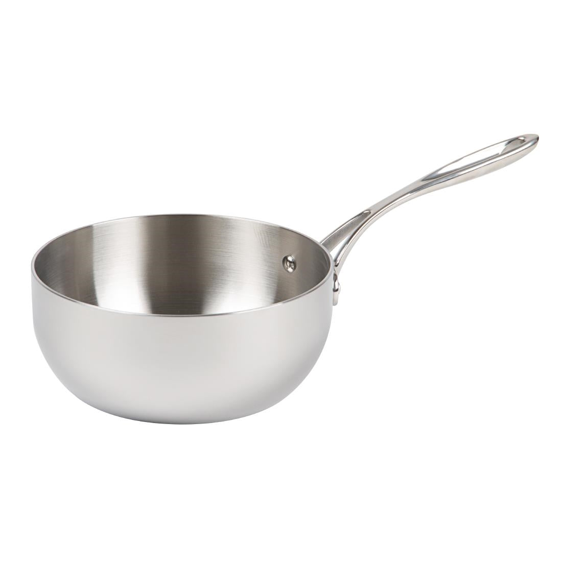Vogue Stainless Steel and Aluminium Tri-Wall Pan Set (4 Pack)
