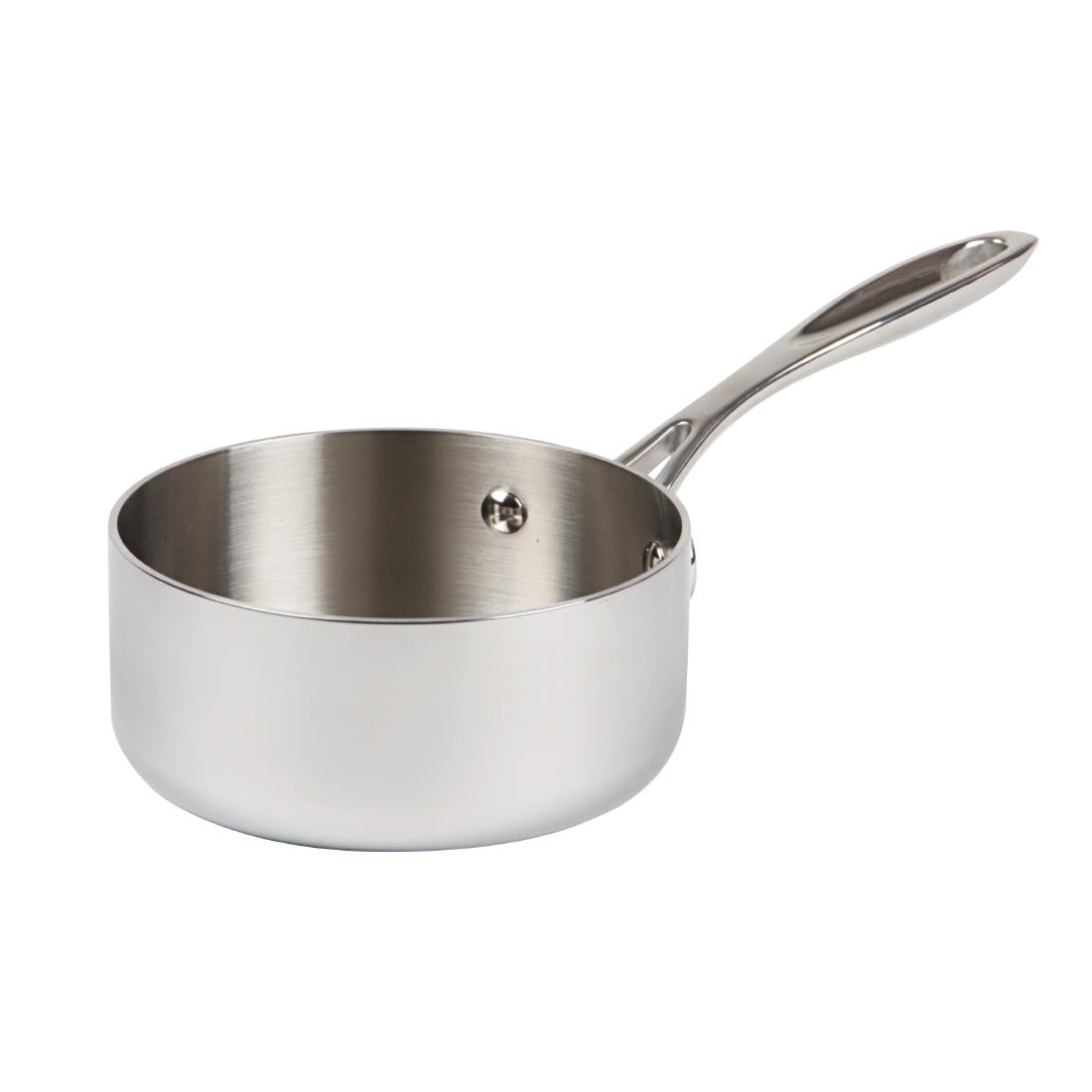 Vogue Stainless Steel and Aluminium Tri-Wall Pan Set (4 Pack)