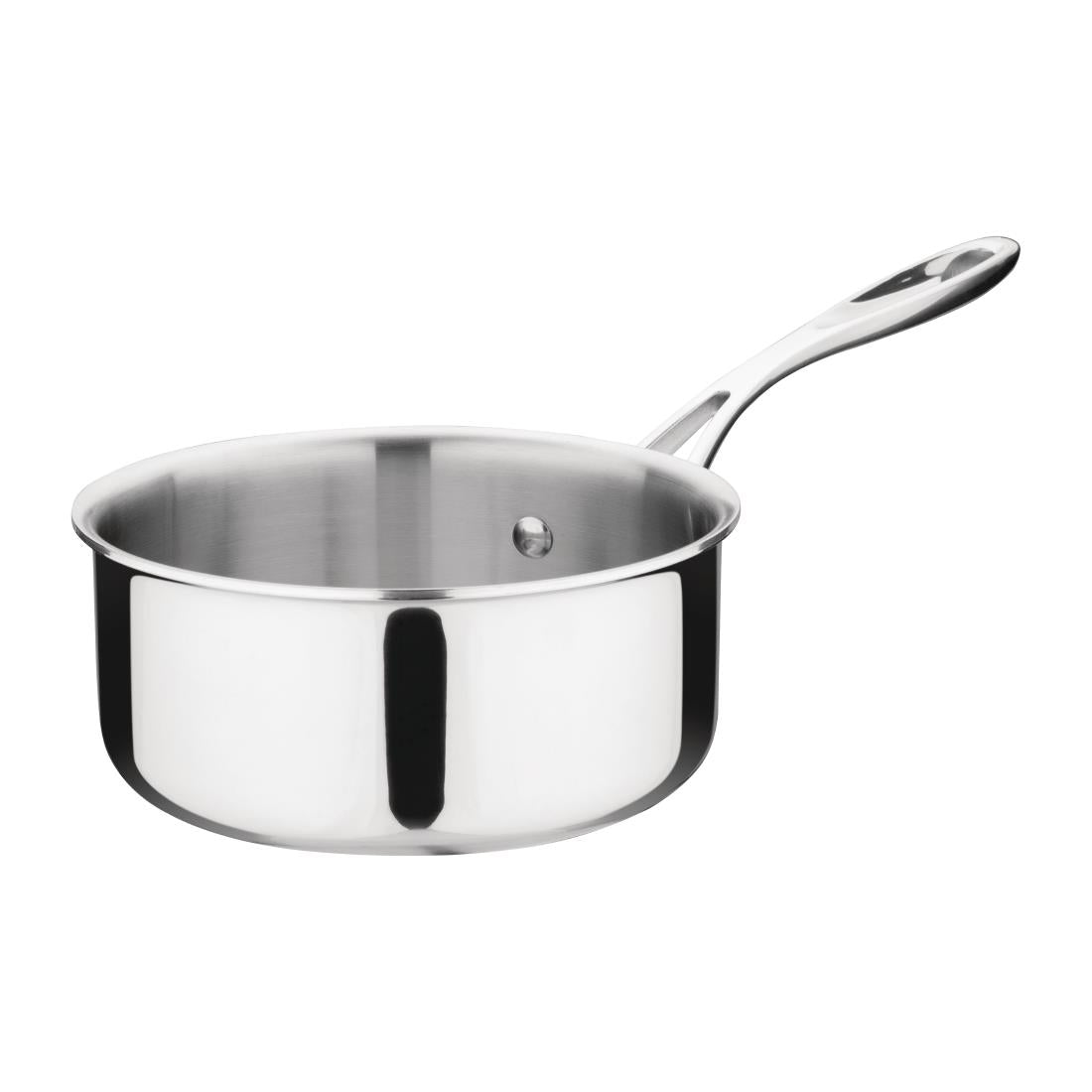 Vogue Stainless Steel and Aluminium Tri-Wall Saucepan 16cm