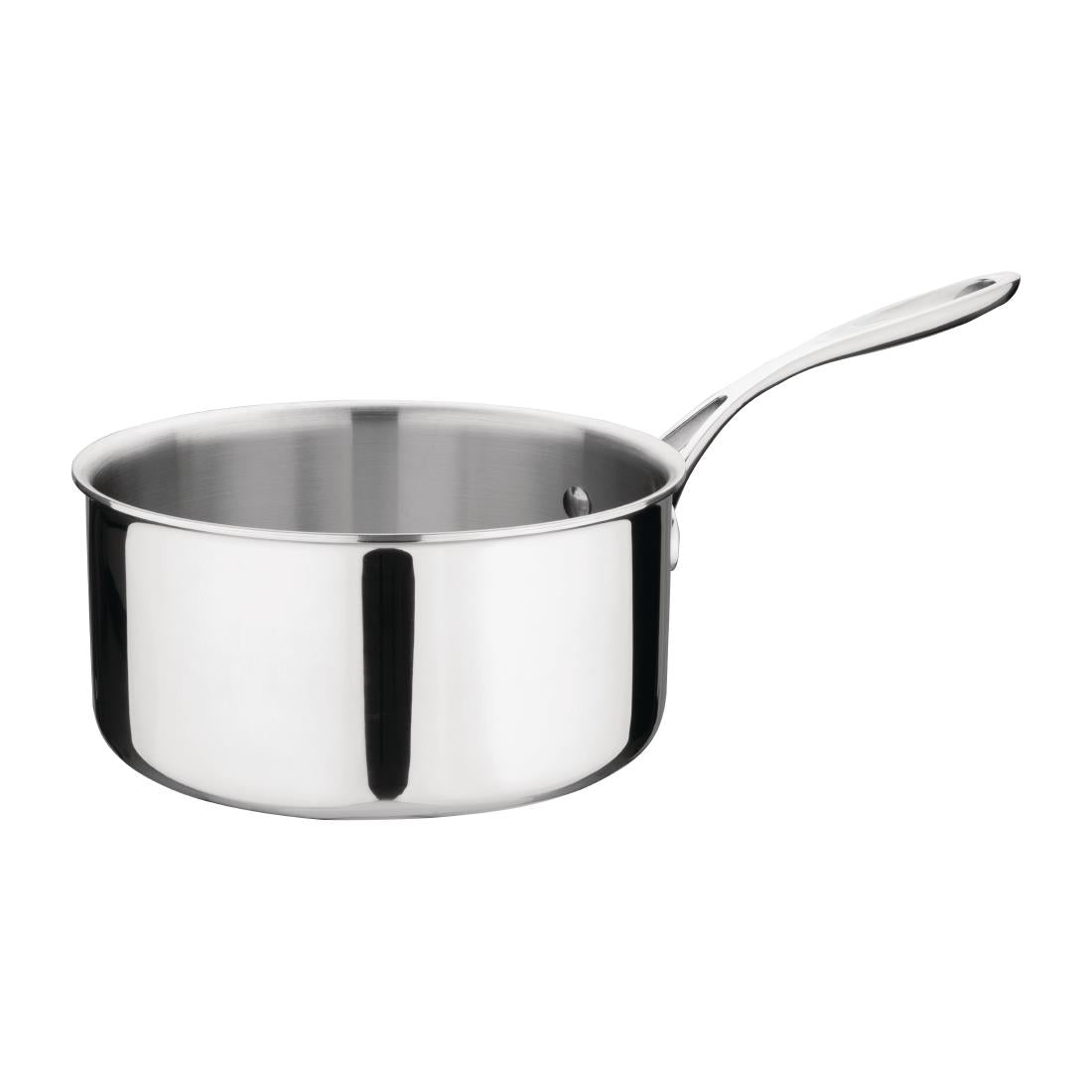 Vogue Stainless Steel and Aluminium Tri-Wall Saucepan 20cm