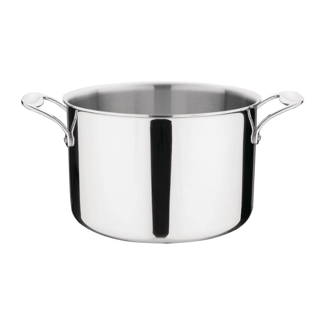 Vogue Stainless Steel and Aluminium Tri-Wall Stew Pan 24cm