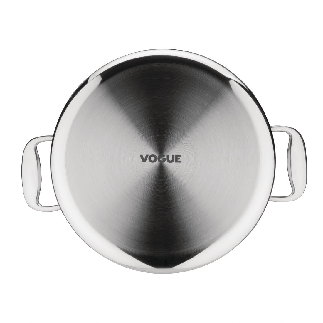 Vogue Stainless Steel and Aluminium Tri-Wall Stew Pan 28cm