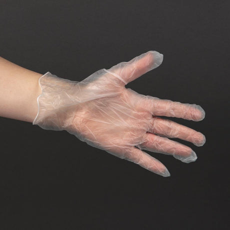 Powder-Free Latex Gloves Clear Medium (100 Pack)