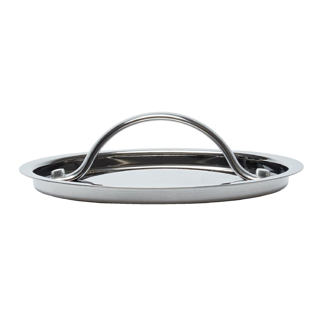 Vogue Stainless Steel and Aluminium Tri-Wall Pan Lid 14cm