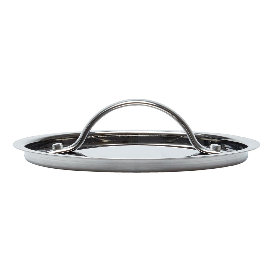Vogue Stainless Steel and Aluminium Tri-Wall Pan Lid 16cm