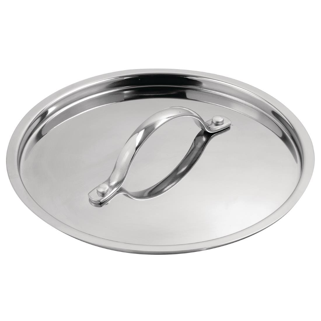 Vogue Stainless Steel and Aluminium Tri-Wall Pan Set (4 Pack)