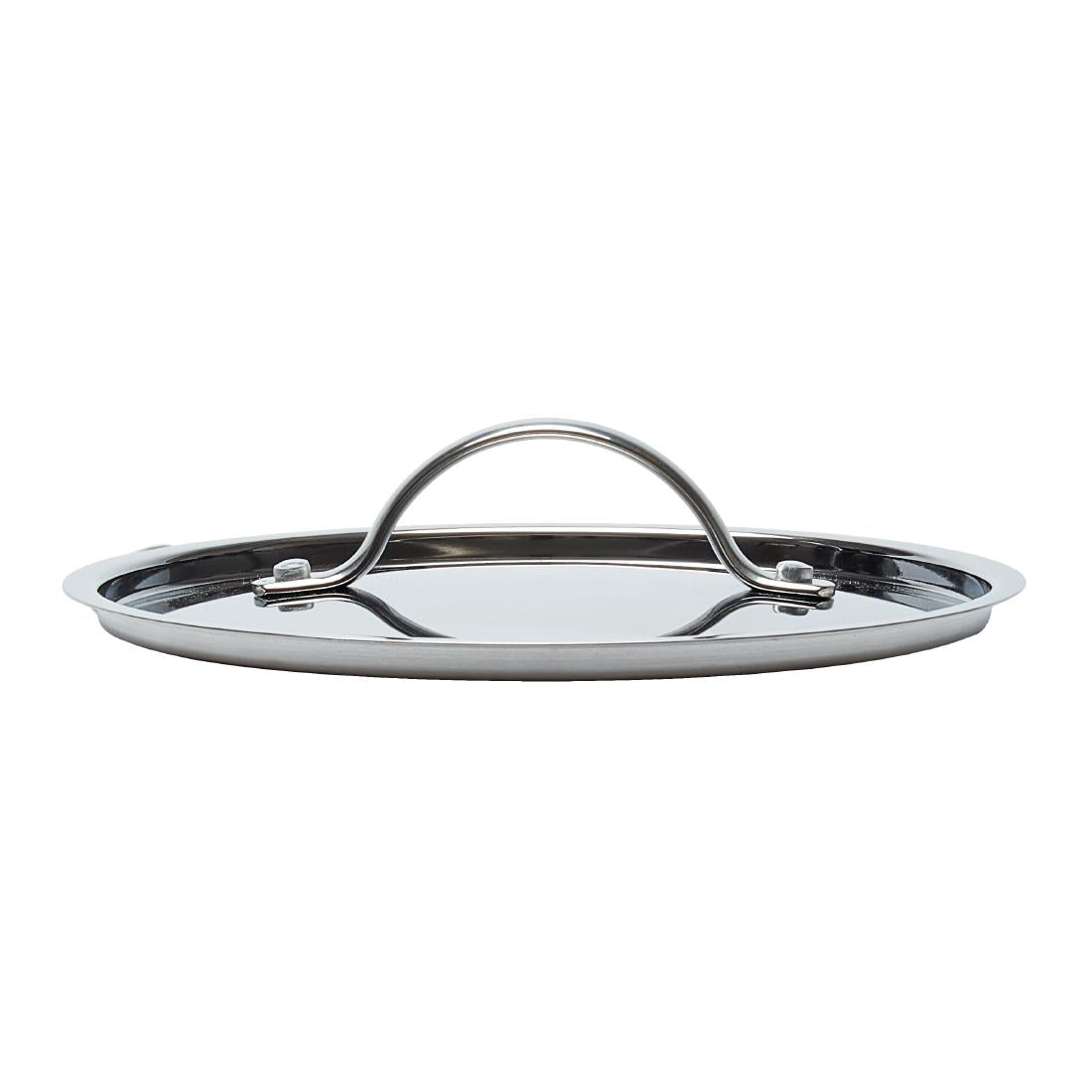 Vogue Stainless Steel and Aluminium Tri-Wall Pan Lid 20cm