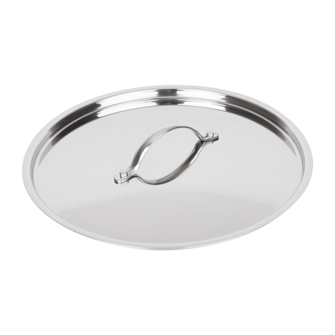 Vogue Stainless Steel and Aluminium Tri-Wall Stew Pan Lid 28cm