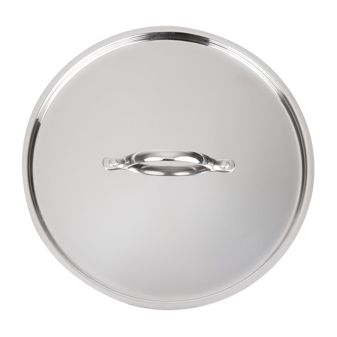 Vogue Stainless Steel and Aluminium Tri-Wall Stew Pan Lid 28cm