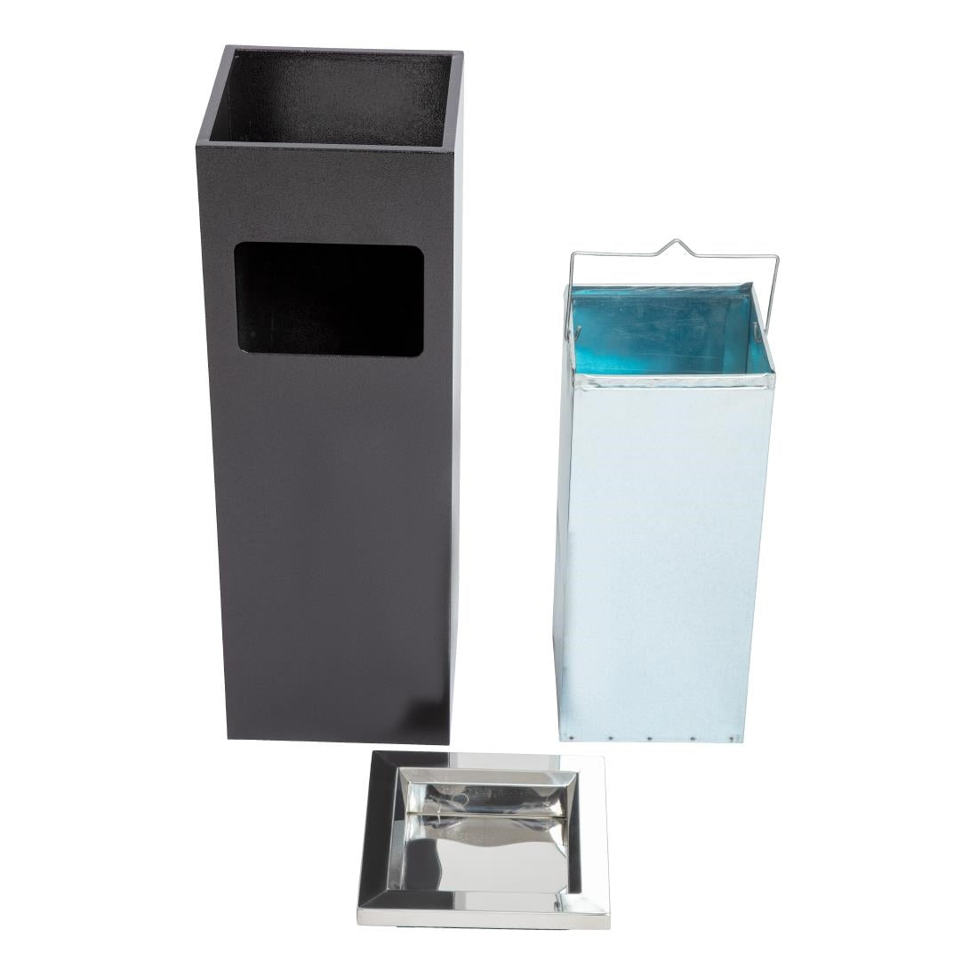 Bolero Square Cigarette Bin 10Ltr