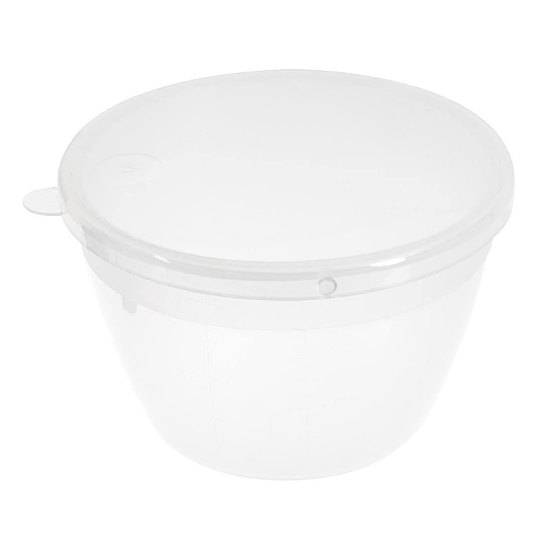 Kitchen Craft Polypropylene Pudding Basins 290ml (12 Pack)