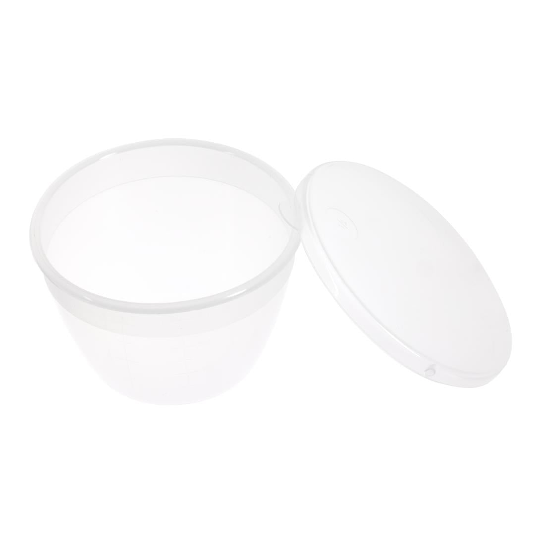 Kitchen Craft Polypropylene Pudding Basins 290ml (12 Pack)