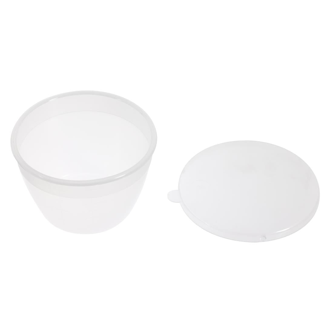 Kitchen Craft Polypropylene Pudding Basins 290ml (12 Pack)