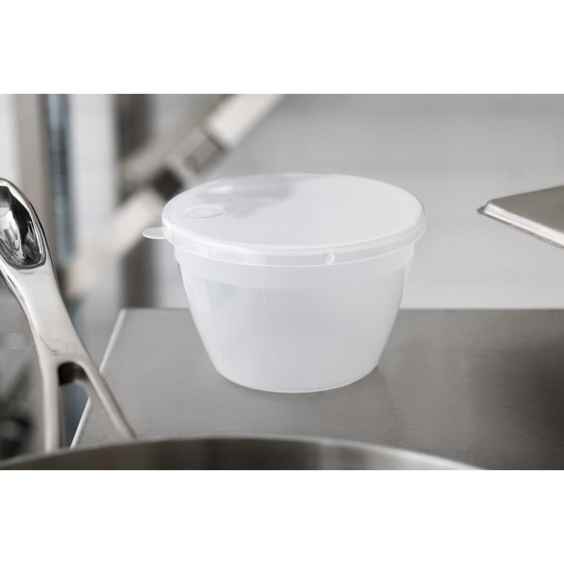 Kitchen Craft Polypropylene Pudding Basins 290ml (12 Pack)
