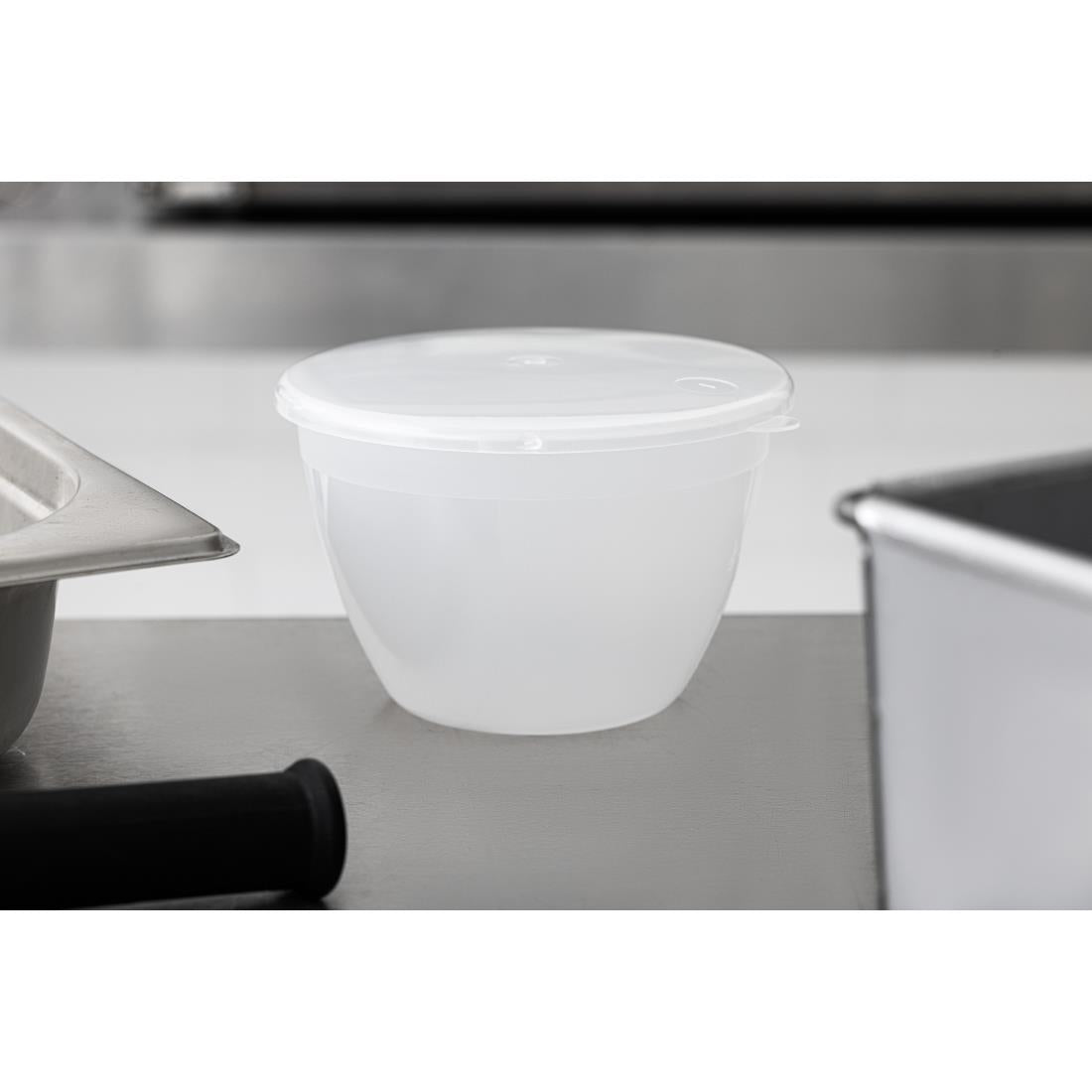 Kitchen Craft Polypropylene Pudding Basins 500ml (12 Pack)