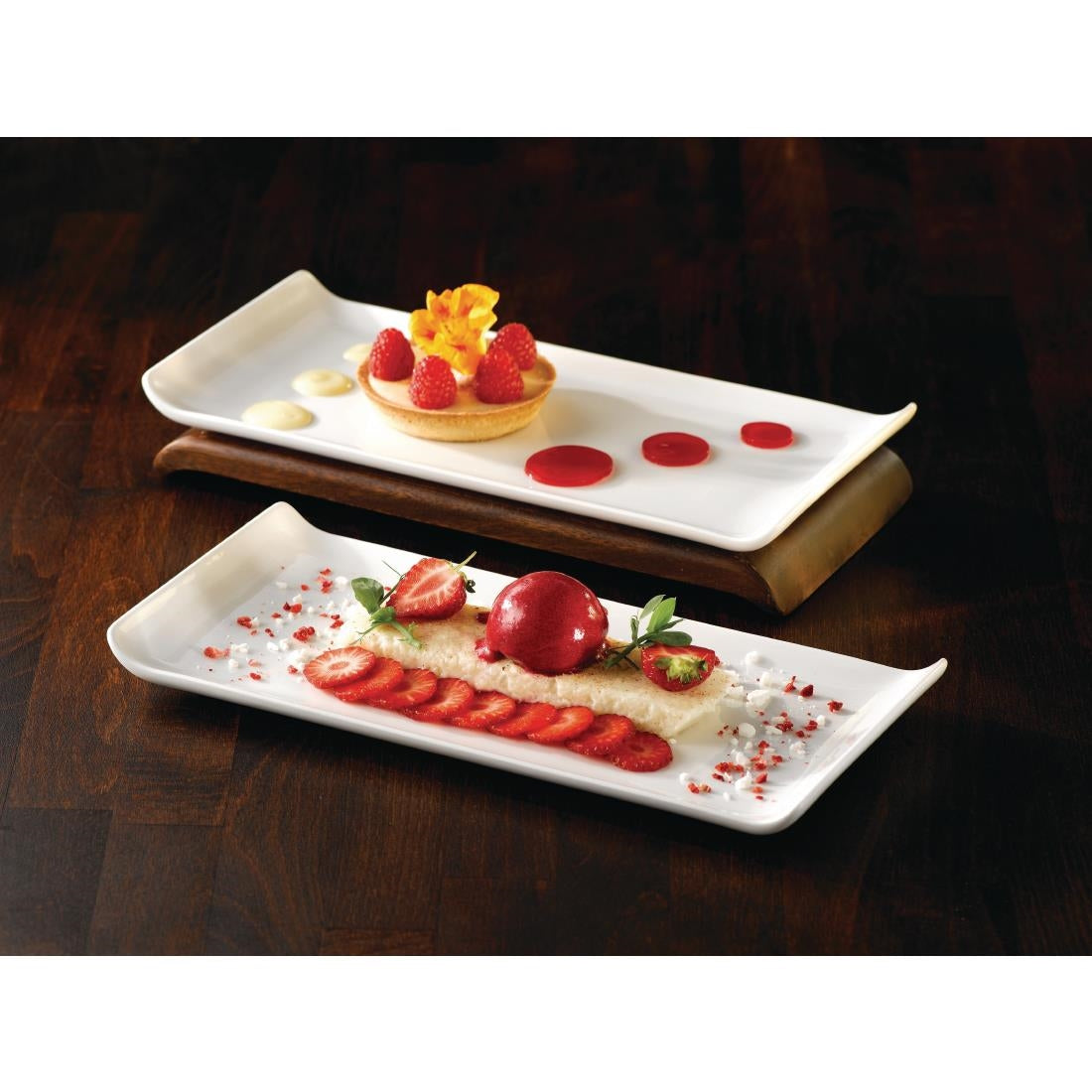 Churchill Alchemy Balance Rectangular Trays 300x 145mm (6 Pack)