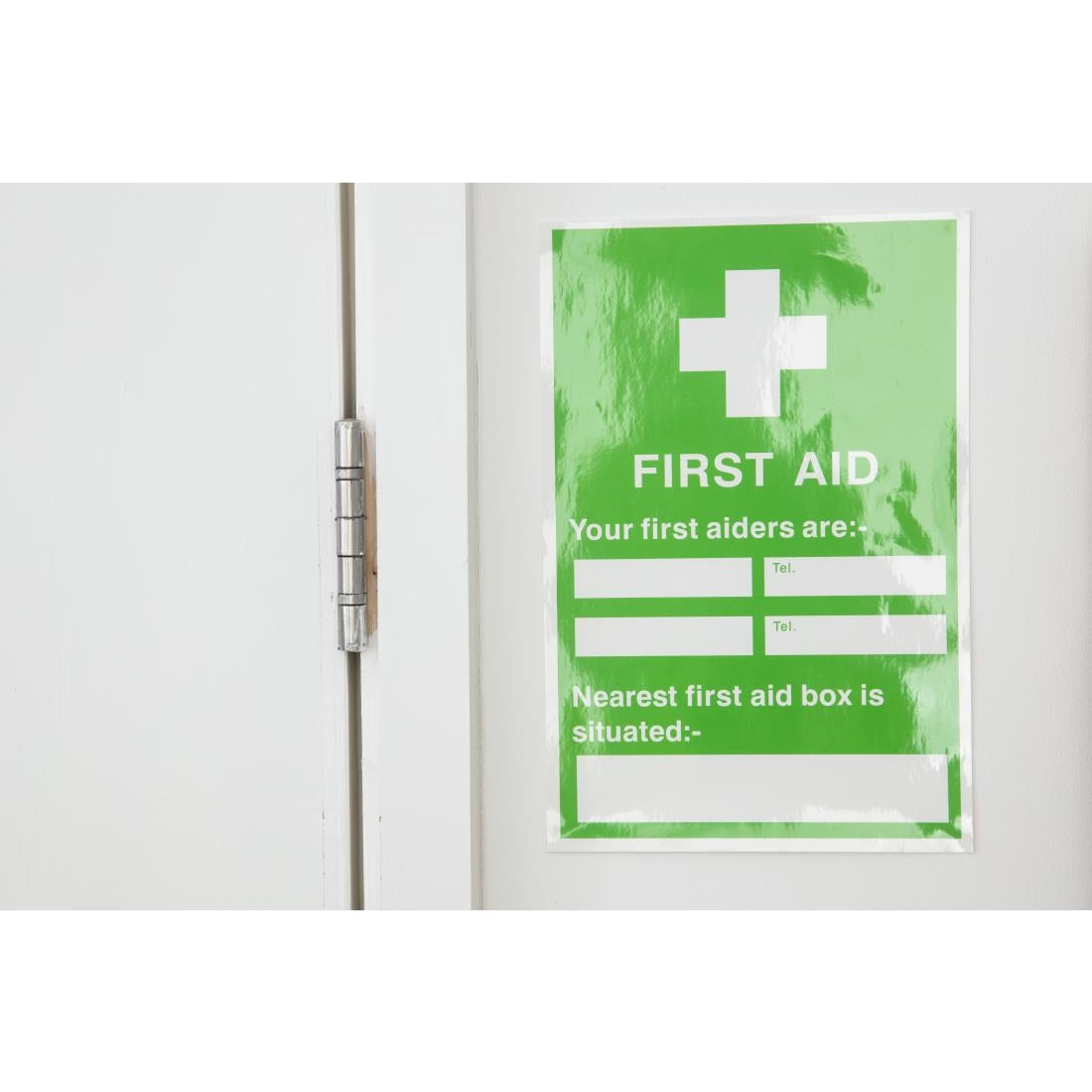 First Aiders Nearest First Aid Box Sign