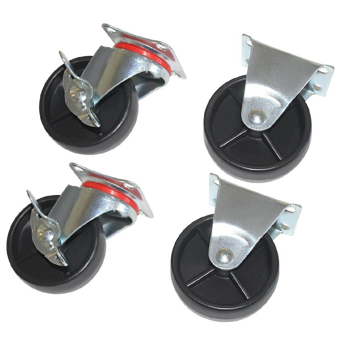 Polar Standard & Braked Castors (Set of 4)