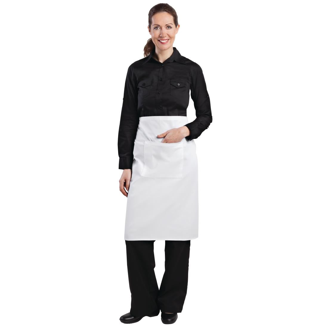 Whites Bistro Apron White