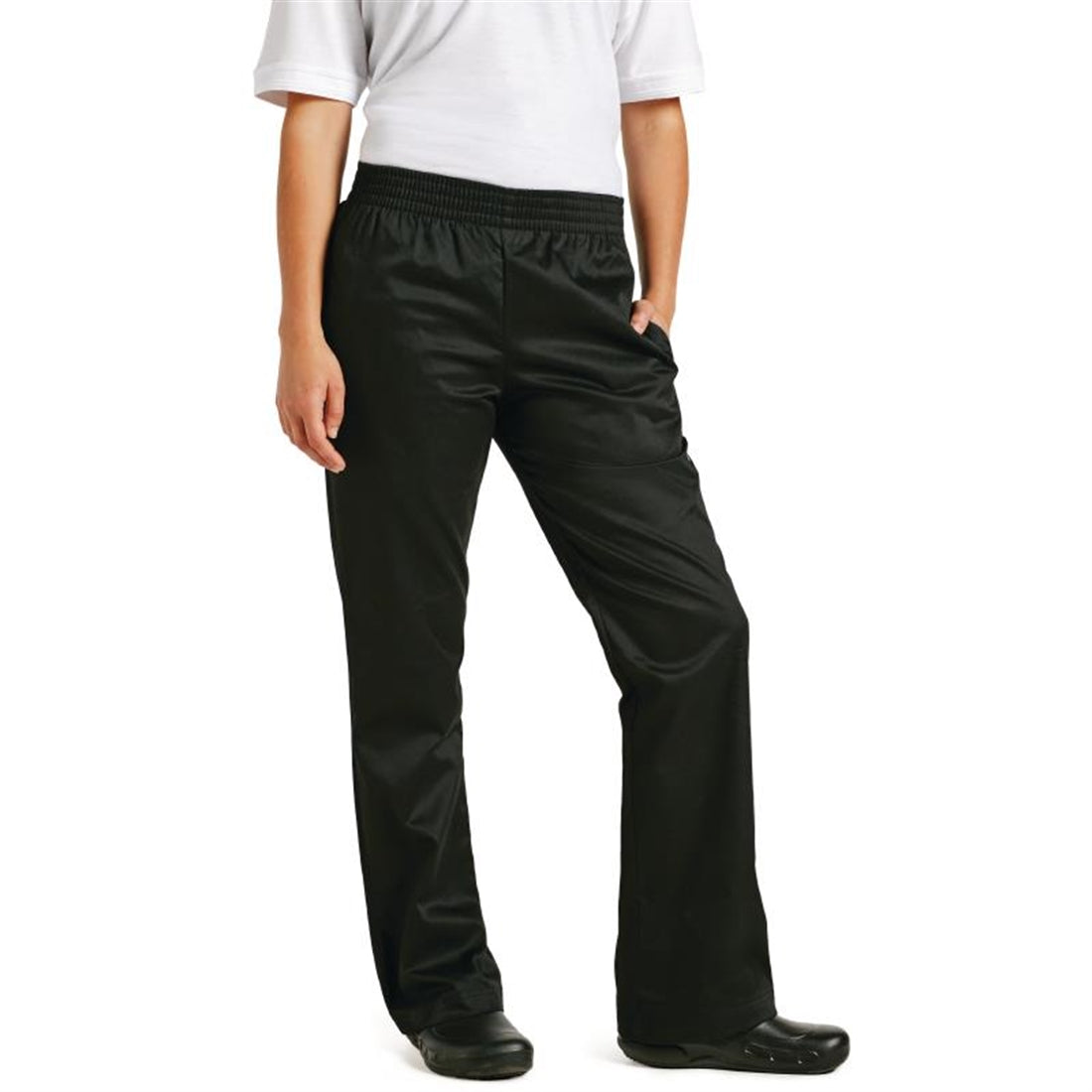Chef Works Womens Basic Baggy Chefs Trousers Black L