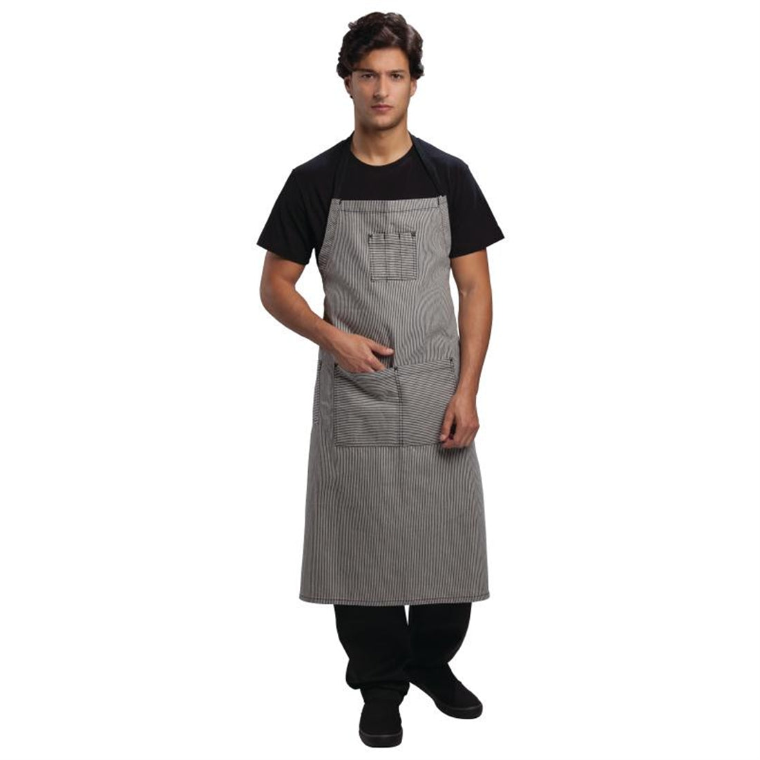 Chef Works Urban Portland Bib Apron Grey