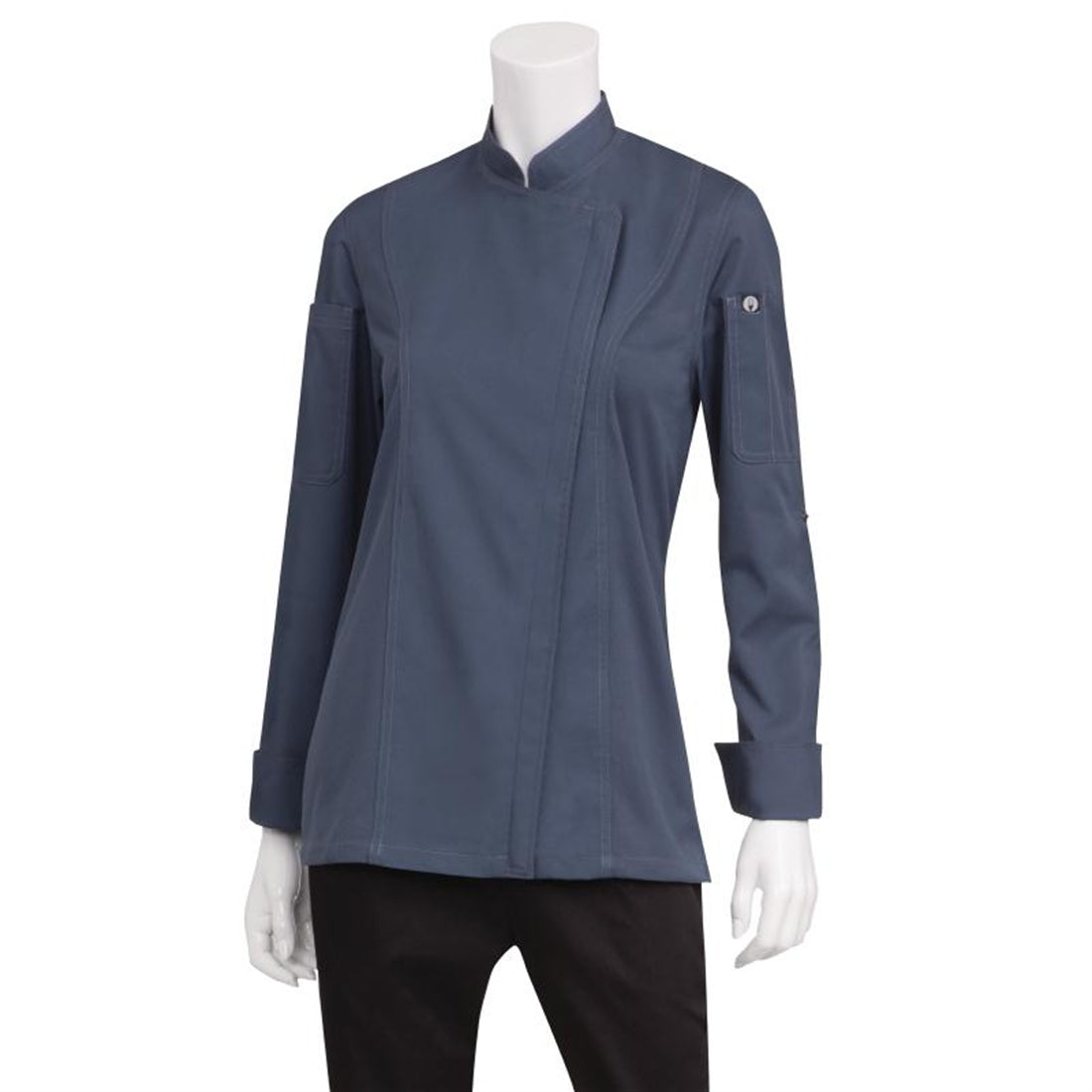 Chef Works Hartford Womens Chef Jacket Blue 2XL