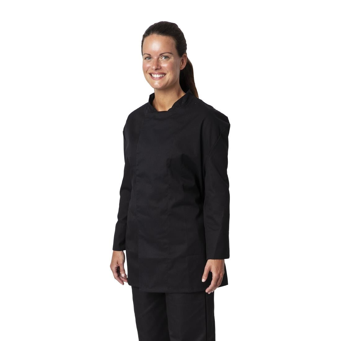 Whites Atlanta Unisex Chef Jacket Teflon Black M