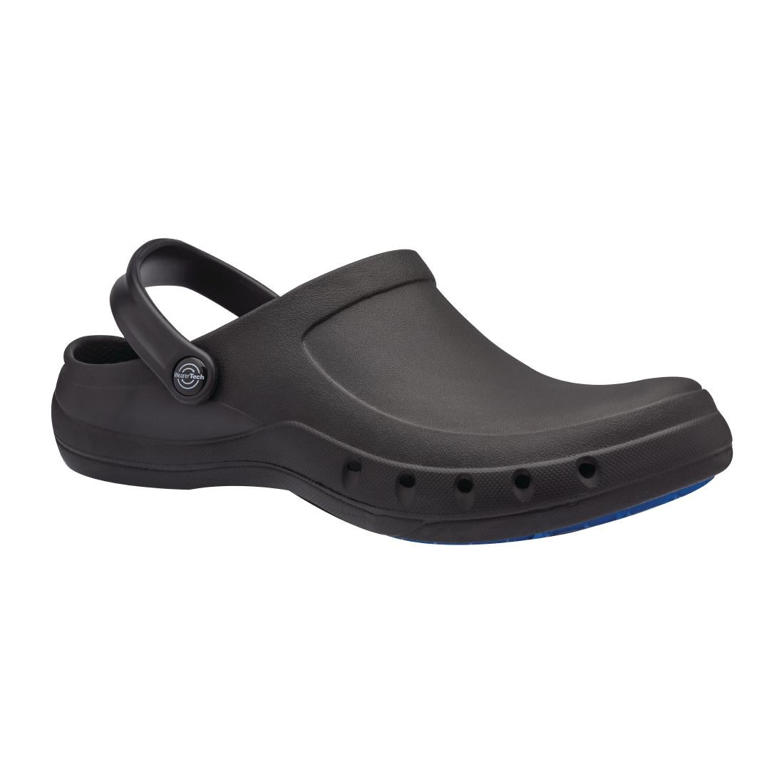 WearerTech Revive Chef Clogs Black Size 12