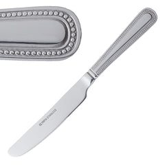 Olympia Bead Solid Handle Dessert Knife (12 Pack)