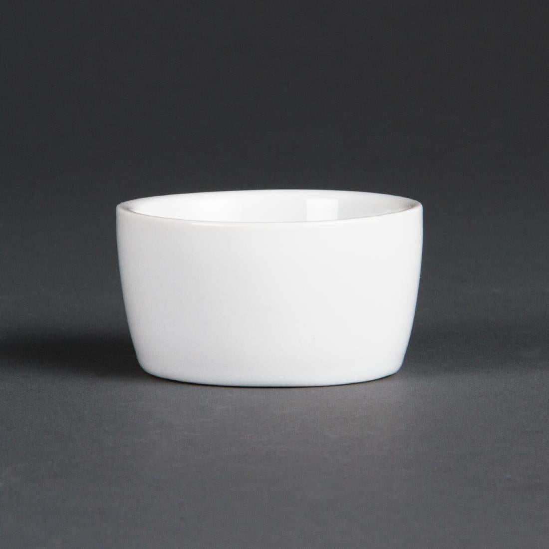 Olympia Whiteware Butter Dishes 62.5mm (12 Pack)
