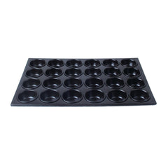 Vogue Aluminium Non-Stick Muffin Tray 24 Cup
