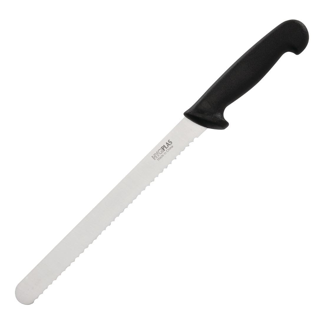 Hygiplas Serrated Slicer Black 24.8cm
