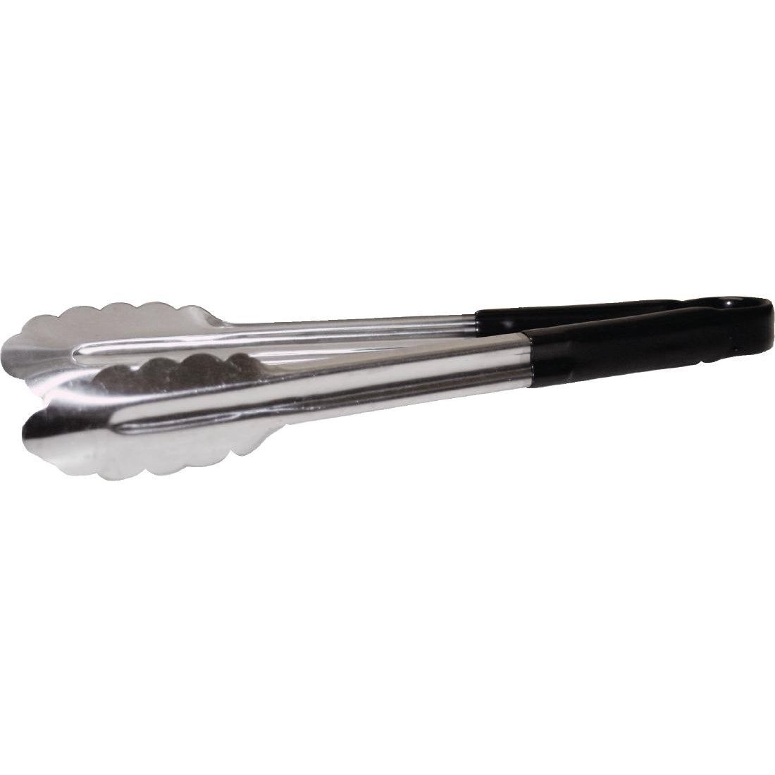 Hygiplas Black Serving Tongs - 300mm